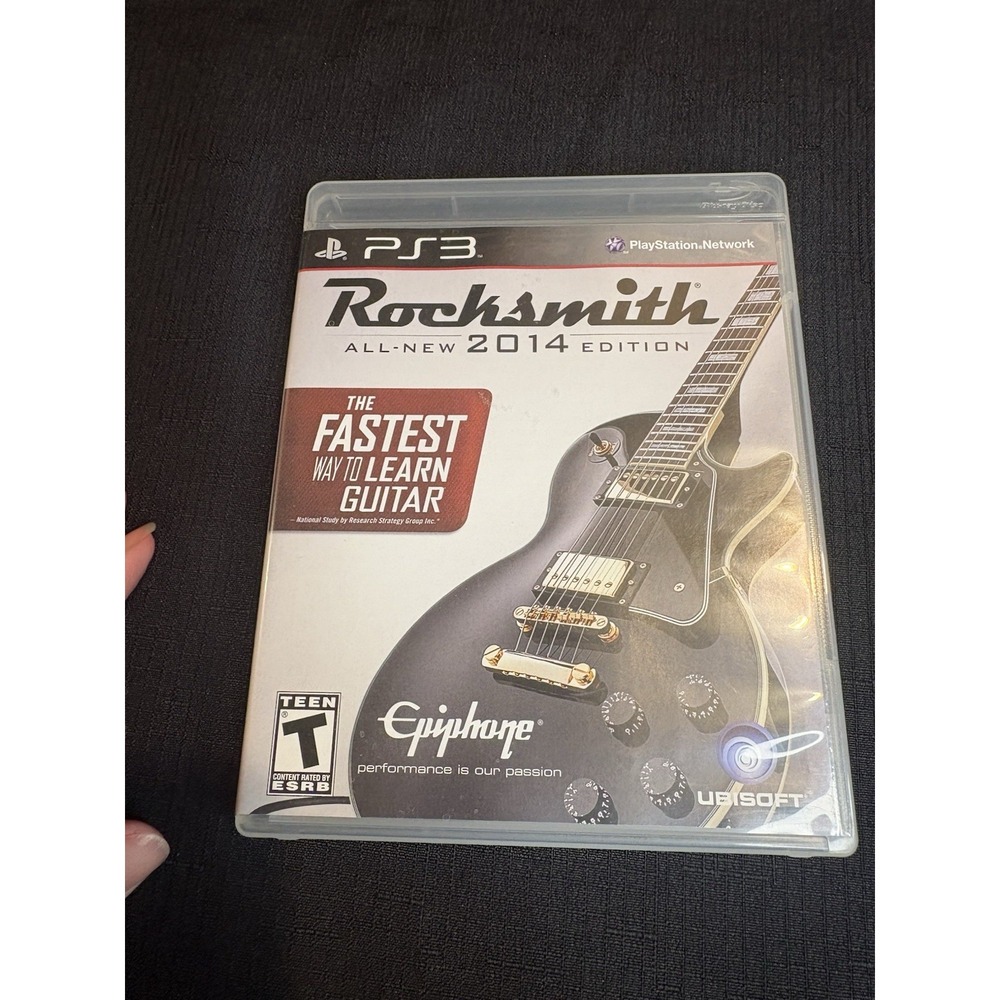 Rocksmith 2014 Edition Sony PlayStation 3 PS3 Ubisoft Guitar Game T-Teen
